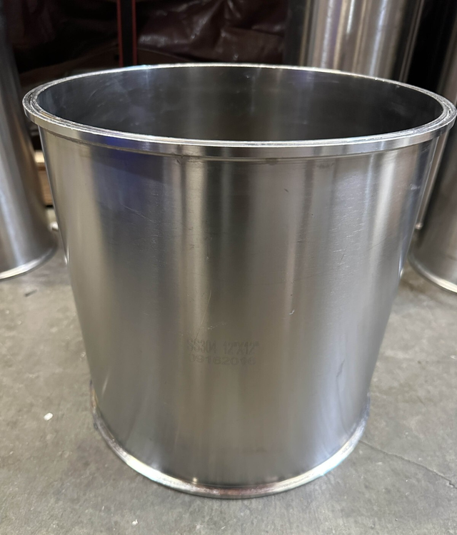 Used Stainless Steel Tri-Clamp Spools | California Extraction