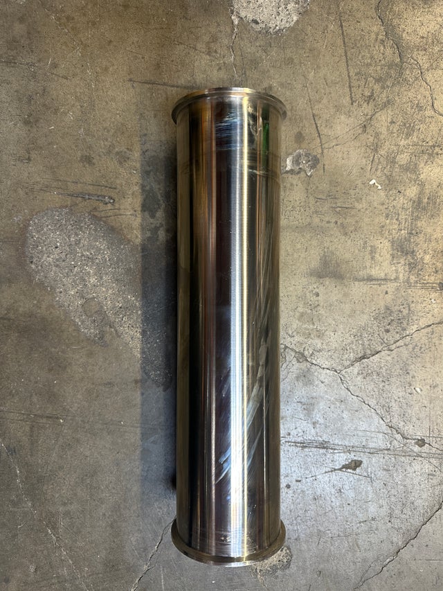 Used Stainless Steel Tri-Clamp Spools | California Extraction