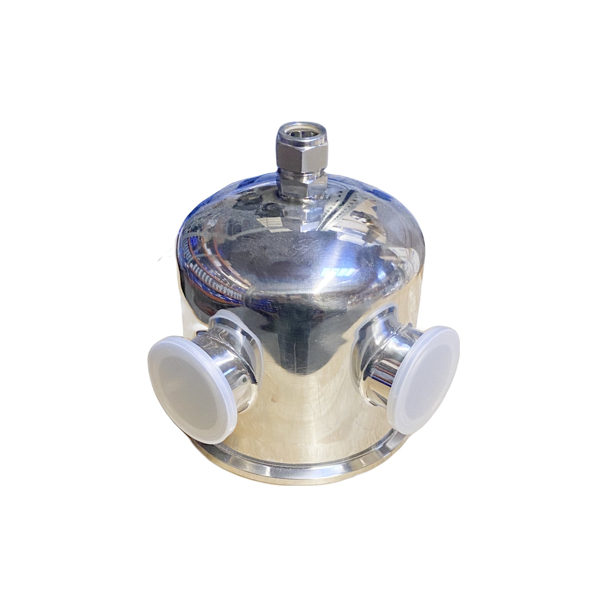 Hemispherical Tri-Clamp x Compression Reducer w/ 2x 2